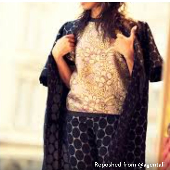 MARNI & H&M polka dot open unlined jacket size 4 - Picture 6 of 6